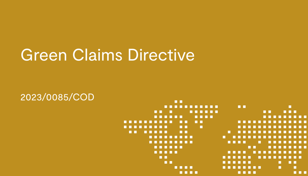Blog Post: Some Thoughts on the Green Claims&nbsp;Directive